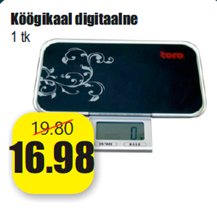 Allahindlus - Köögikaal digitaalne 1 tk