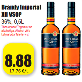 Allahindlus - Brandy Imperial XII VSOP