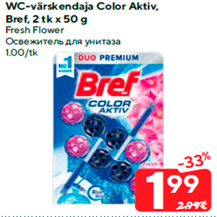 Allahindlus - WC-värskendaja Color Aktiv, Bref