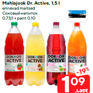 Allahindlus - Mahlajook Dr. Active, 1,5 l