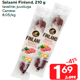 Allahindlus - Salaami Finland, 210 g