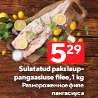 Allahindlus - Sulatatud pakslauppangaasiuse filee, 1 kg