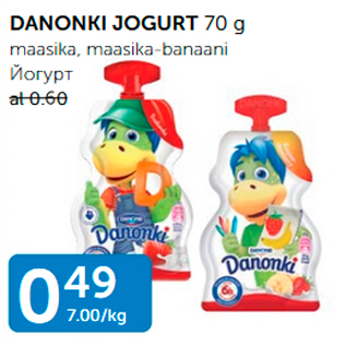 Allahindlus - DANONKI JOGURT 70 G