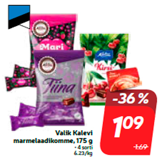 Allahindlus - Valik Kalevi marmelaadikomme, 175 g