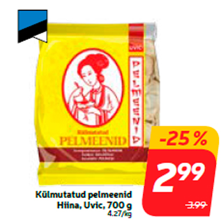 Allahindlus - Külmutatud pelmeenid Hiina, Uvic, 700 g