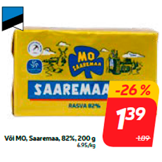 Allahindlus - Või MO, Saaremaa, 82%, 200 g