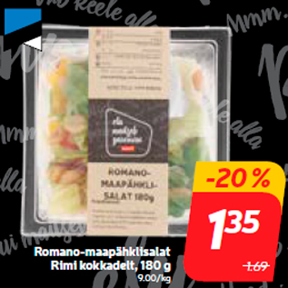 Allahindlus - Romano-maapähklisalat Rimi kokkadelt, 180 g