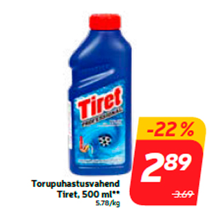 Allahindlus - Torupuhastusvahend Tiret, 500 ml**