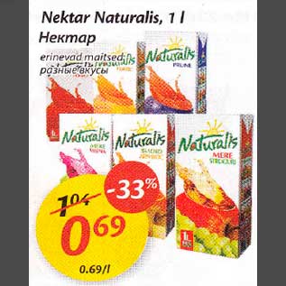 Allahindlus - Nekar Naturalis, 1 l