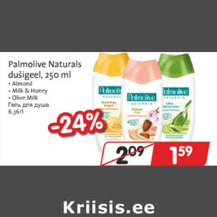 Allahindlus - Palmolive Naturals dušigeel, 250 ml