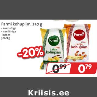 Allahindlus - Farmi kohupiim, 250 g