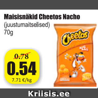 Allahindlus - Maisinäkid Cheetos Nacho