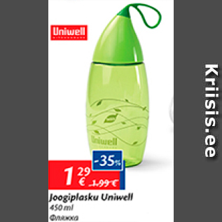 Allahindlus - Joogiplasku Uniwell 450 ml