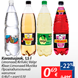 Allahindlus - Karastusjook, 1,5 l