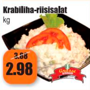 Allahindlus - Krabiliha-riisisalat kg