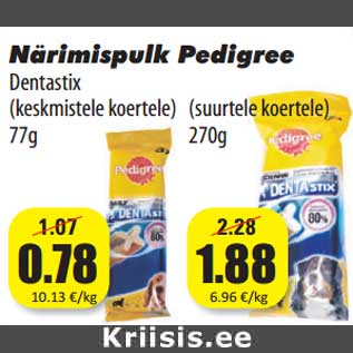 Allahindlus - Närimispulk Pedigree