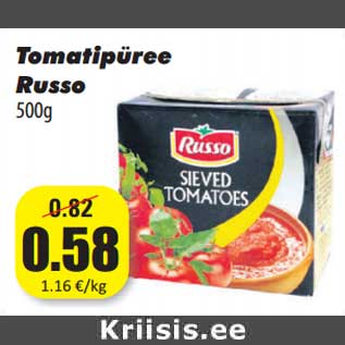 Allahindlus - Tomatipüree Russo 500g