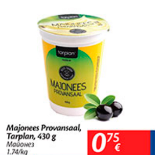 Allahindlus - Majonees Provansaal, Tarplan, 430 g