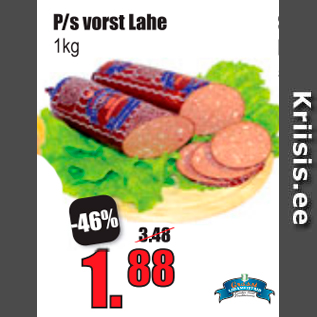 Allahindlus - P/s vorst Lahe, 1 kg