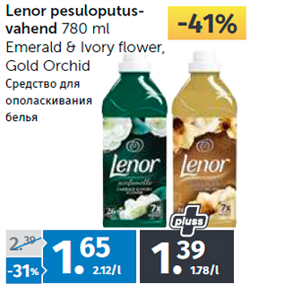 Allahindlus - Lenor pesuloputusvahend 780 ml