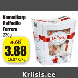 Allahindlus - Kommikarp Raffaello Ferrero 230 g