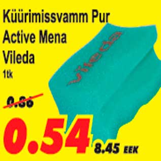 Allahindlus - Küürimissvamm Pur Active Mena Vileda