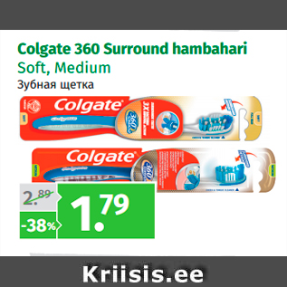 Allahindlus - Colgate 360 Surround hambahari