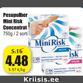 Allahindlus - Pesupulber Mini Risk Concentrat