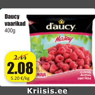 Allahindlus - Daucy vaarika 400 g