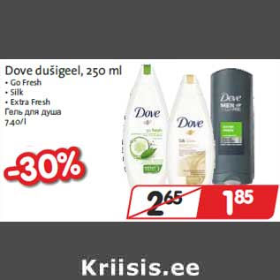 Allahindlus - Dove dušigeel, 250 ml