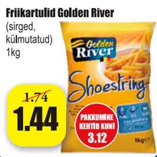 Allahindlus - Friikartulid Golden River