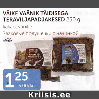 Allahindlus - VÄIKE VÄÄNIK TÄIDISEGA TERAVILJAPADJAKESED 250 G