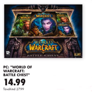 Allahindlus - PC:"World of warcraft: battle chest"