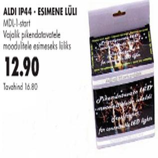 Allahindlus - ALDI IP44 Esimene lüli