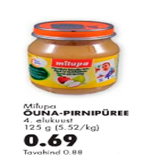 Allahindlus - Milupa õuna-pirnipüree