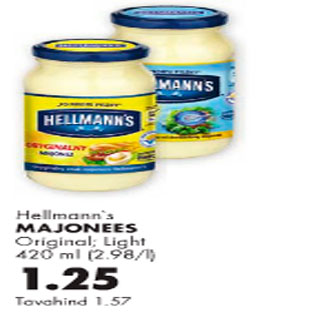 Allahindlus - Hellmann`s majonees