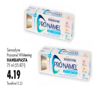 Allahindlus - Sensodyne Pronamel Whitening hambapasta