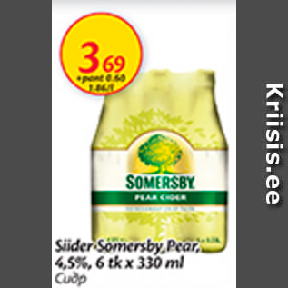 Allahindlus - Siider Somersby, Pear