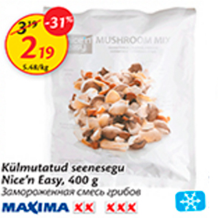 Allahindlus - Külmutatud seenesegu Nice´n Easy, 400 g