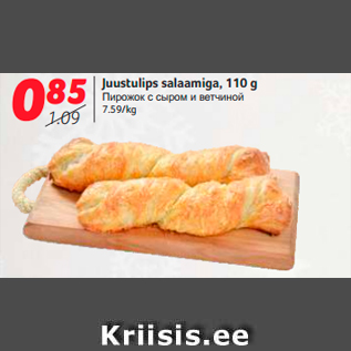 Allahindlus - Juustulips salaamiga, 110 g