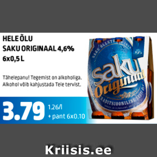 Allahindlus - HELE ÕLU SAKU ORIGINAAL