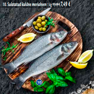 Allahindlus - Sulatatud kuldne meriahven 1 kg