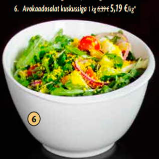 Allahindlus - Avokaadosalat kuskussiga 1 kg