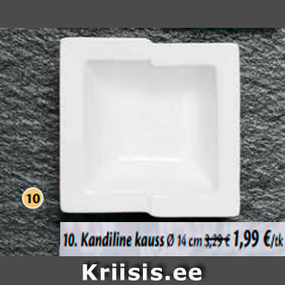 Allahindlus - Kandiline kauss Ø 14 cm