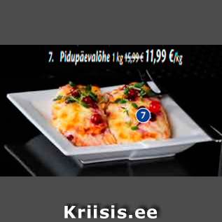 Allahindlus - Pidupäevalõhe 1 kg