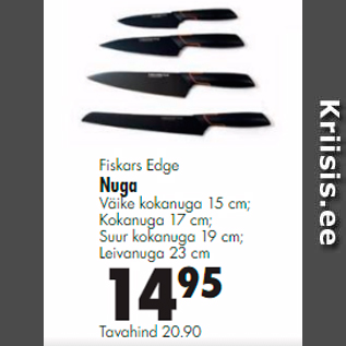 Allahindlus - Fiskars Edge Nuga