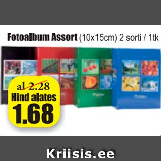 Allahindlus - Fotoalbum Assort