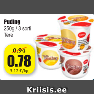 Allahindlus - Puding