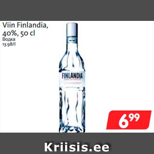 Allahindlus - Viin Finlandia,