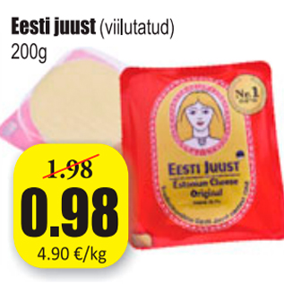 Allahindlus - Eesti juust